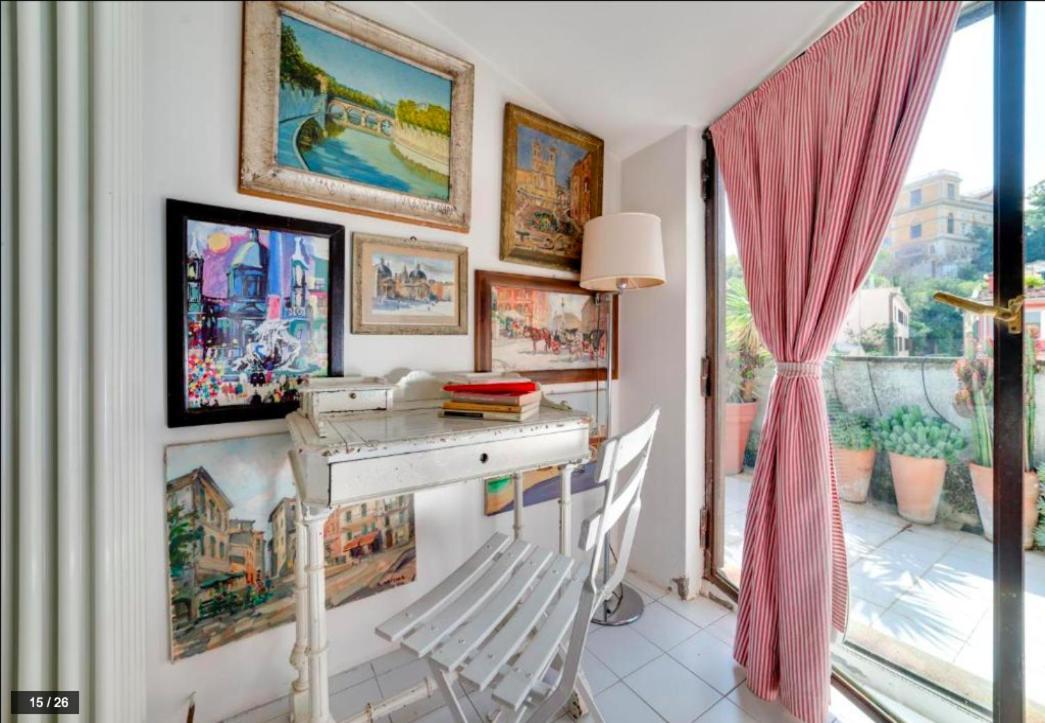 Luxury Art Apartment In Trastevere With Terrace روما المظهر الخارجي الصورة