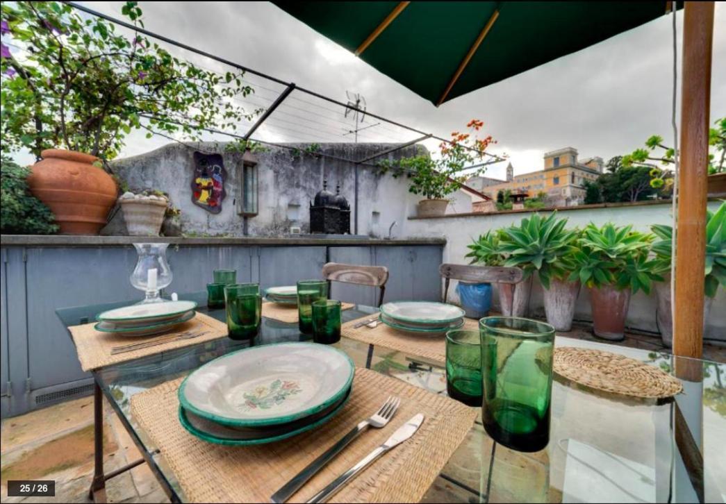 Luxury Art Apartment In Trastevere With Terrace روما المظهر الخارجي الصورة